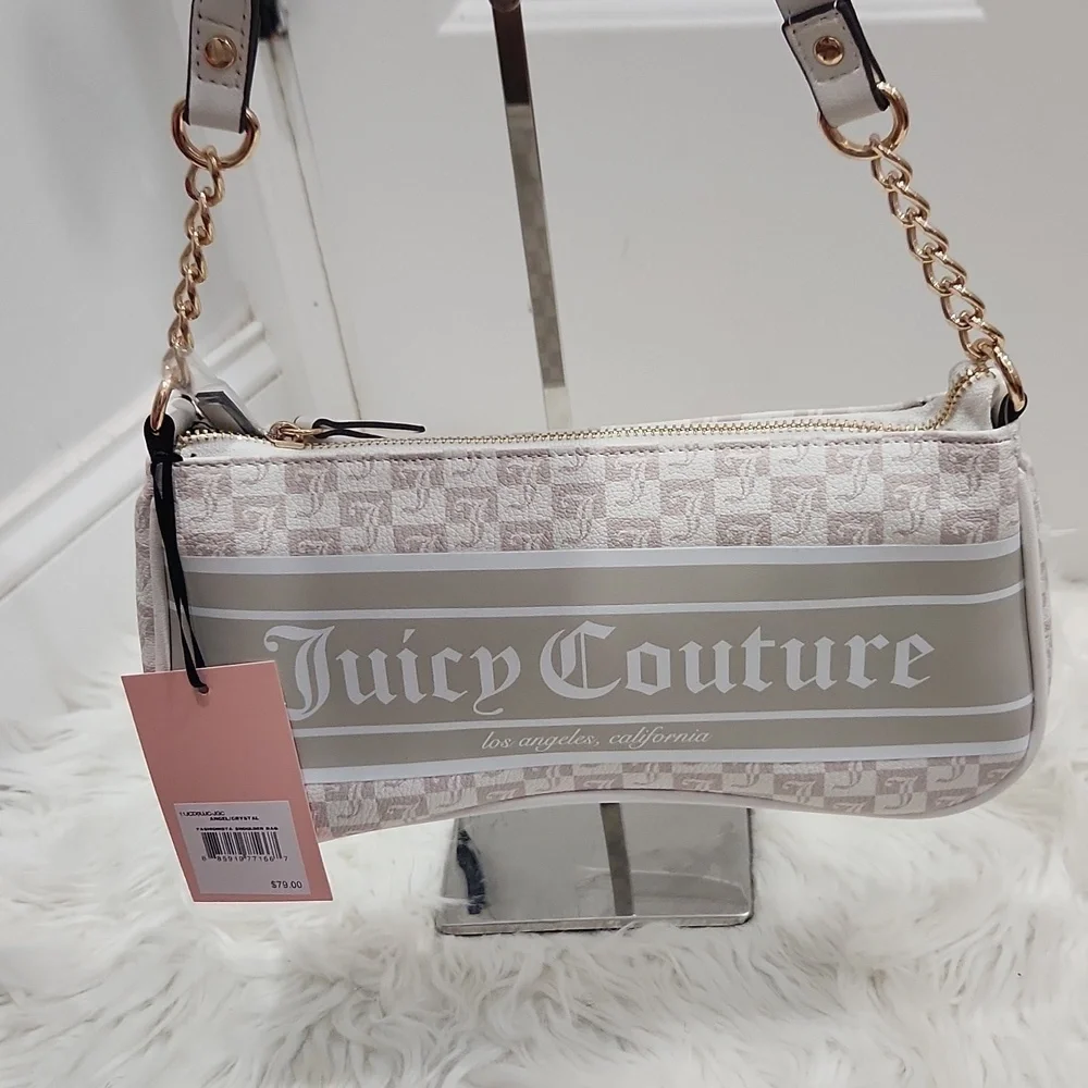 🤍▪️Juicy Couture ▪️Angel/ Crystal Fashionista shoulder Bag